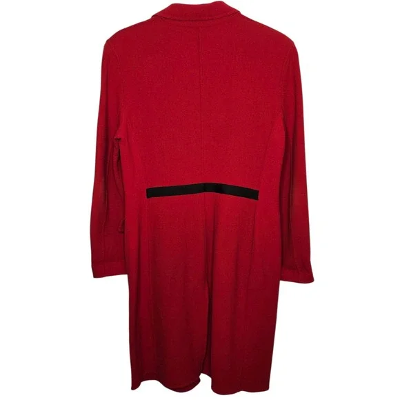 Red Women's Coat - Picture 3 of 12